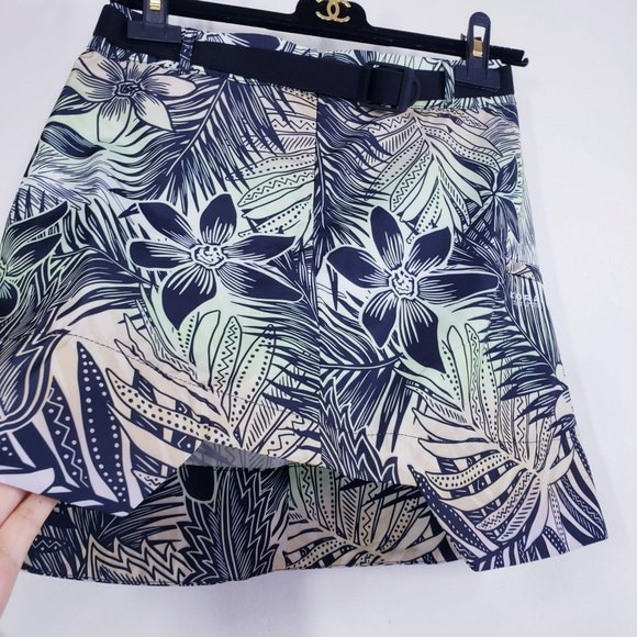 Koral BERGDORF GOODMAN Skirt Tropical Asymmetric Resort Summer Luxury NEW $350 - Picture 7 of 10